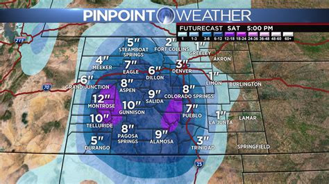 Weekend Snowfall Forecast Maps For Denver And Colorado Fox31 Denver