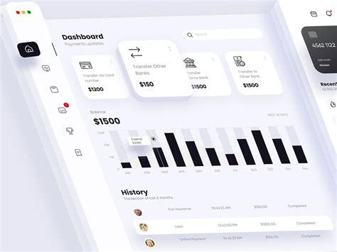 Financial Dashboard Ux Ui Design By Ghulam Rasool 🚀 For Cuberto On Dribbble