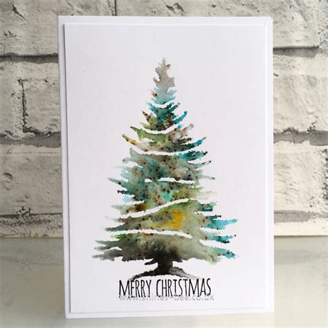 Shirley Bees Stamping Stuff Oh Christmas Tree Christmas Card Art