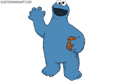 These cookie monster coloring sheets will be quite fun for your kid to color because he or she may be a big fan of the muppets, especially the this is a great picture as it highlights just how much the cookie monster loves his cookies. How to Draw Cookie Monster | Easy Drawing Art