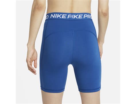 Nike Pro 365 Womens High Rise 7 Shorts Niebieski Spodenki Do Treningu