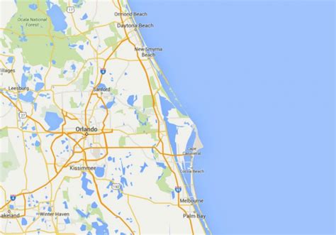 Google Maps Melbourne Florida Printable Maps