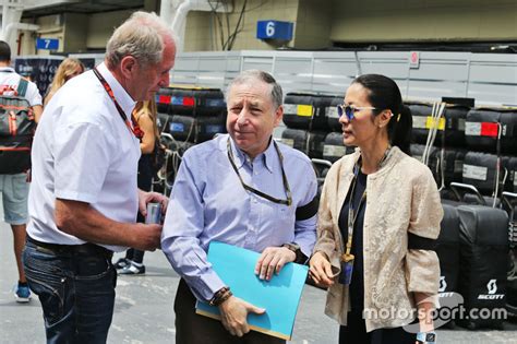 Jean todt has delivered perhaps the most promising news about michael schumacher's condition since the f1 legend's fateful skiing fall last december. Dr. Helmut Marko, Red Bull, mit FIA-Präsident Jean Todt ...