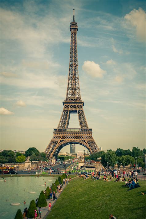 Eiffel Tower France Eiffel Tower In Paris France Stock Photo