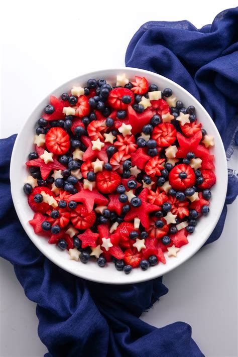 Red White And Blue Fruit Salad Wife Mama Foodie