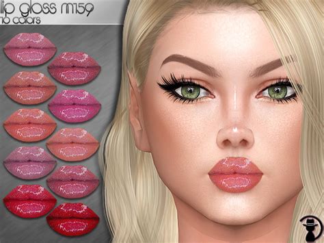 The Sims Resource Lip Gloss M159 By Turksimmer Sims 4