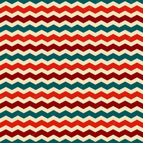Premium Vector Seamless Pattern With Colorful Chevron