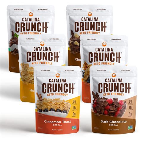 Buy Catalina Crunch Keto Protein Cereal Variety Pack 6 Flavors 9oz