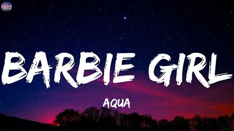Aqua Barbie Girl Lyric Video Mix Lyrics 2023 Youtube