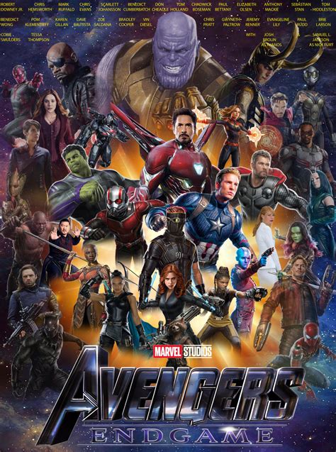 avengers endgame new poster by joshua121penalba on deviantart