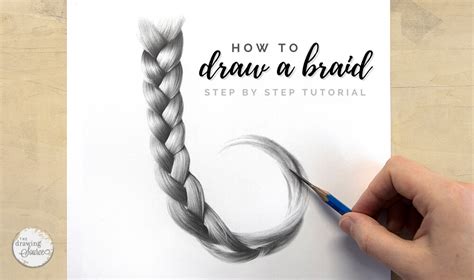 Hair Braid Drawing Step By Step Henson Kettere