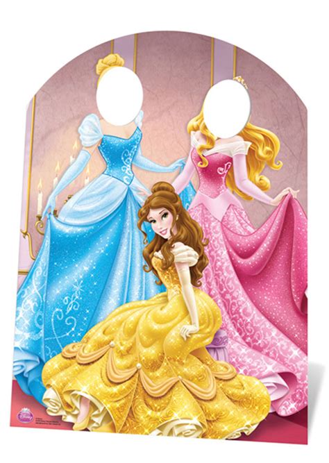 Lifesize Cardboard Cutout Of Disney Princess Stand In Child Size