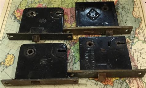 Antique Mortise Door Lock Hardware Sargent Metalbrass Etsy