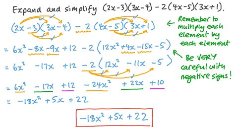 Expanding And Simplifying Algebraic Expressions Worksheets Worksheets