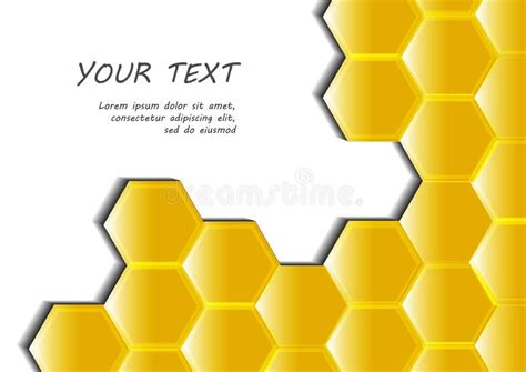Honeycomb Abstract Background Stock Vector Illustration Of Frame