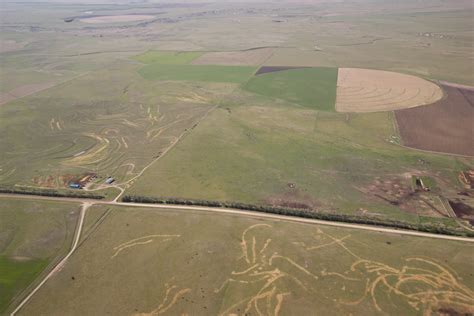 Aerial View Black Tailed Prairie Dog Colonies Nebraska An Flickr
