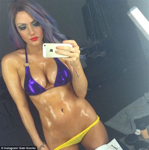 Gabi Grecko Gets Oily In New Bikini Shoot Daily Mail Online