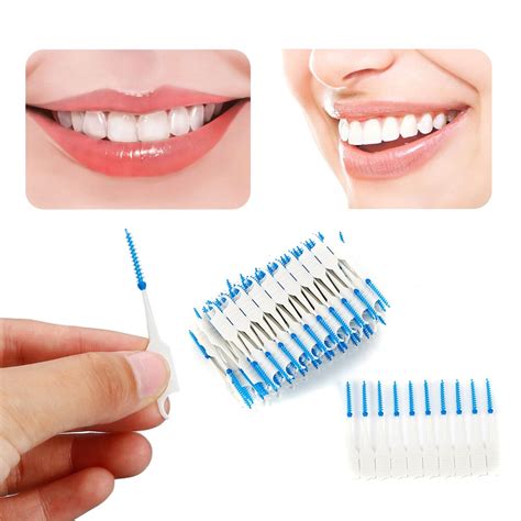 120pcs Soft Interdental Teeth Stick Brush Dual Hea Grandado