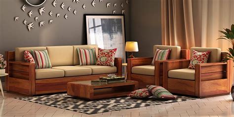 Buy european minimal design wooden sofa online | teaklab. Wooden Sofa Set: Buy Wooden Sofa Set Online in India Upto ...