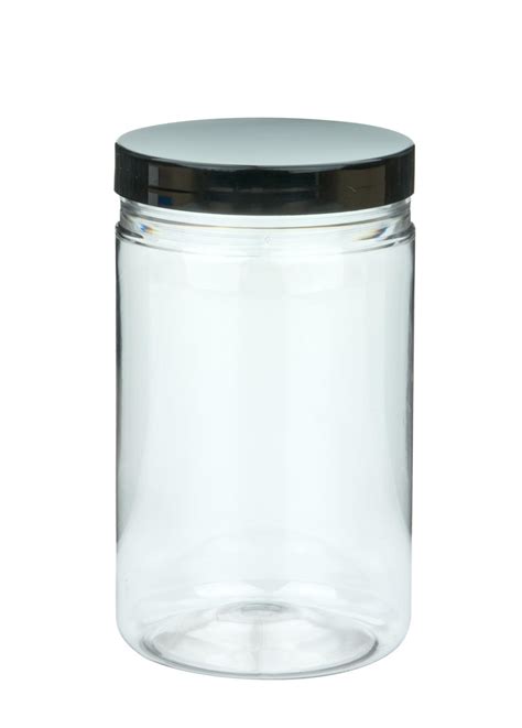 Pet Plastic Jar Cylindrical 400 Ml 14 Oz Incl Plastic