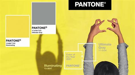 Two Pantone Color Of The Year 2021 Ultimate Gray And Illuminating