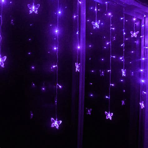 Purple Butterfly Fairy Lights My Wedding Store