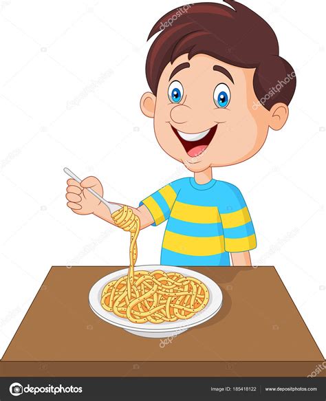 imagenes de un niño comiendo animado fotomural ilustración de dibujos animados niña comiendo