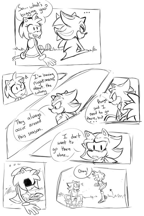 Shadamy Week Day 5 Ark 14 Sonic And Amy Week Days Sonic The Hedgehog