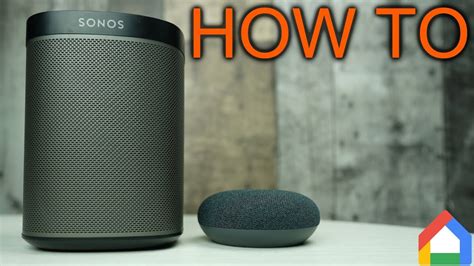 How to link Sonos to Google Home - YouTube