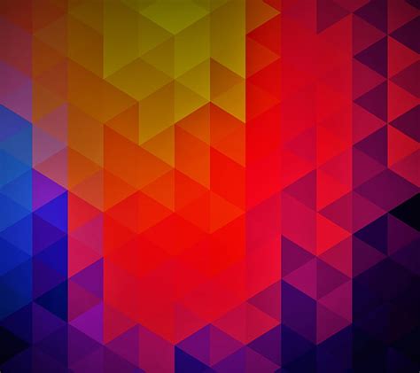 Hd Wallpaper Abstract Blue Yellow Red Pink Purple Orange