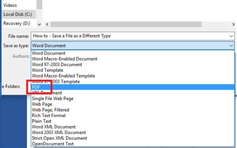 Saving A Word Document As A Pdf Blackboard Help For Students