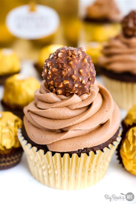 Ferrero Rocher Cupcakes | Dessert shop, Cupcake recipes, Ferrero rocher