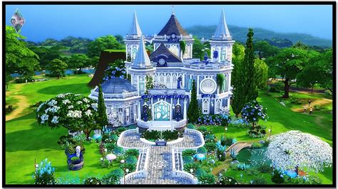 Fantasy Mini Castle Sims 4 Speed Build No Cc Youtube