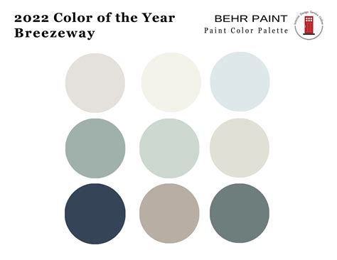 Breezeway Behr 2022 Color Of The Year Scheme Behr Paint Color Etsy