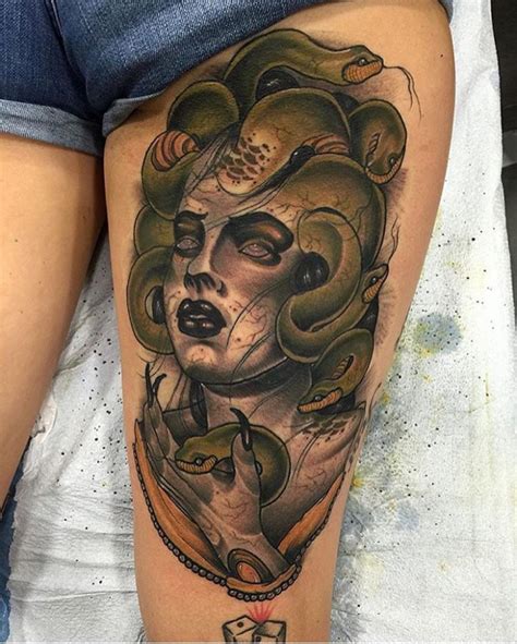 Before you get a snake tattoo, learn more about the snake as a symbol, know its history, understand its various meanings across cultures, and look at lots of snake tattoo the chinese do not associate the snake with danger and evil. 21+ Medusa Tattoo Designs, Ideas | Design Trends - Premium ...