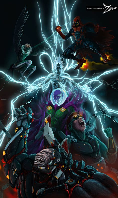 Sinister Six On Behance Mysterio Marvel Sinister Six Marvel Marvel