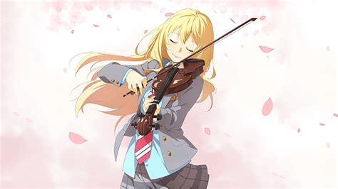 The Soloist Anime Smile School Uniform Seifuku Blonde Long Hair