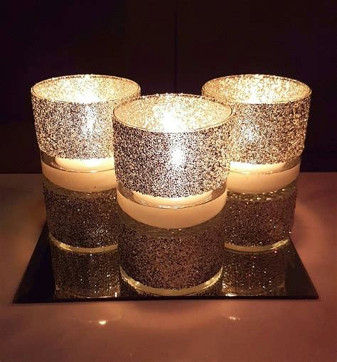 Sparkle Glitter Vase Centerpiece With Floating By Luxurybylexi