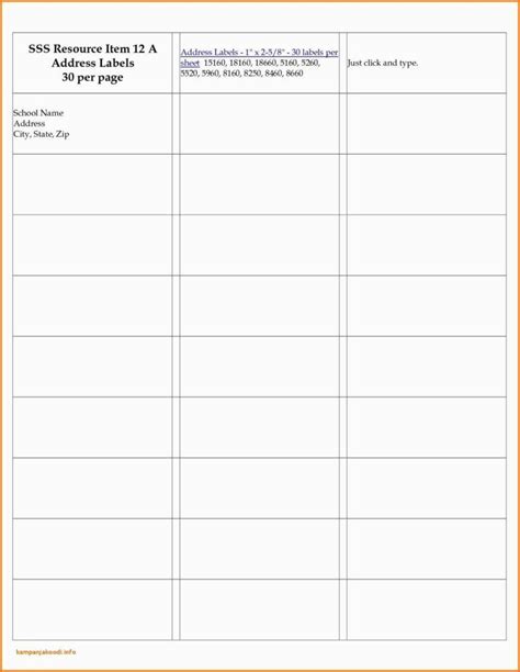 The spreadsheet contains 175 records of respective companies. 8 Labels Per Sheet Template Word - Atlantaauctionco With 8 ...