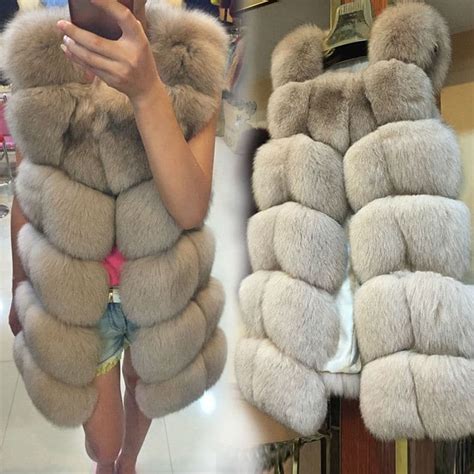Victoria Fur Vests Made Of 100 Real Fur Aria Moda
