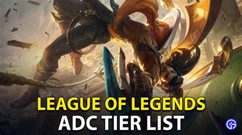 Adc Tier List League Of Legends Lol January 2023