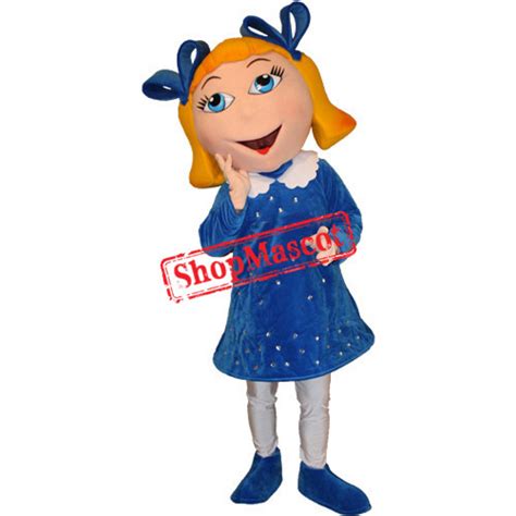 Beautiful Girl Mascot Costume Free Shipping