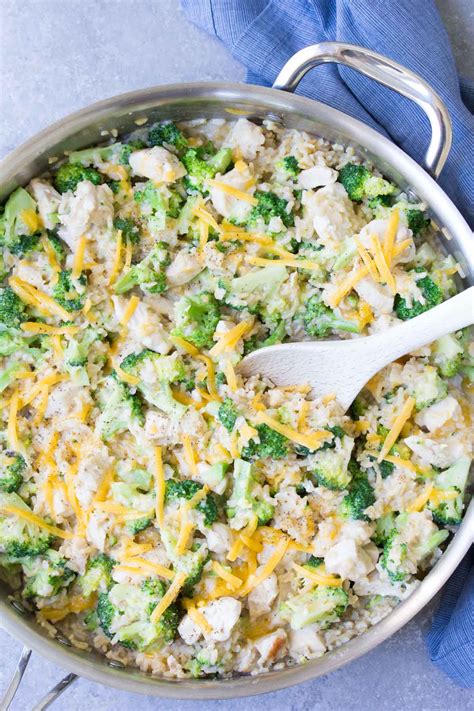 One Pot Chicken Broccoli And Rice Casserole Kristine S Kitchen