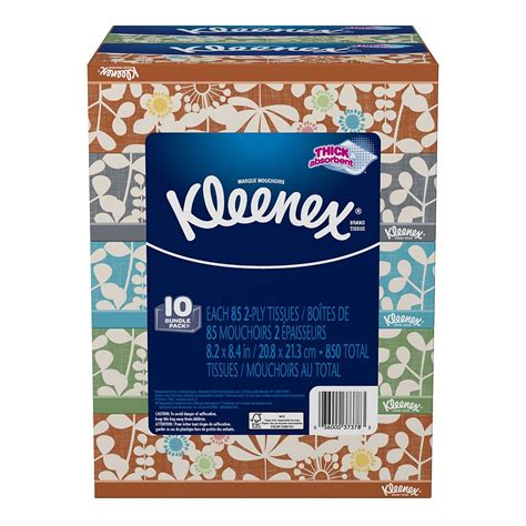 Kleenex Box Of 85 Everyday Tissues 10 Pack The Home Depot Canada