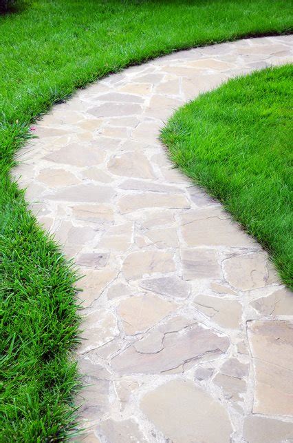 Simple steps to creating a beautiful flagstone walkway without having to layout down a concrete base, using gravel, sane and some muscle. Flagstone Walkway - Calimesa, CA - Photo Gallery ...