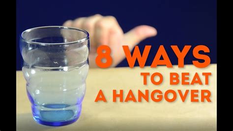 Top 8 Ways To Cure A Hangover Youtube