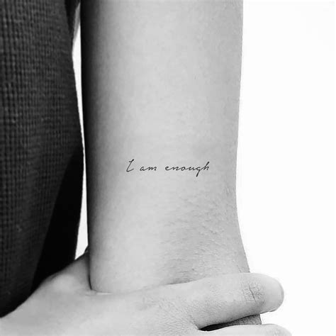 I Am Enough Tattoo