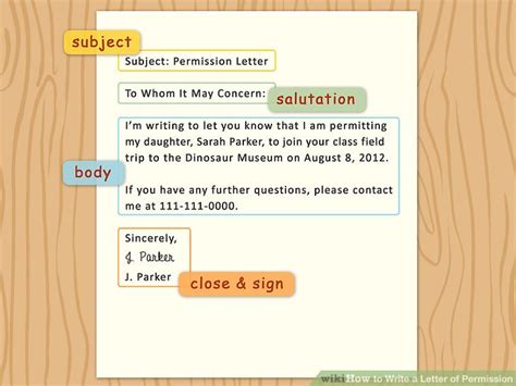 Get detailed tips on how to write a letter requesting permission to use someone as a reference. 3 Ways to Write a Letter of Permission - wikiHow