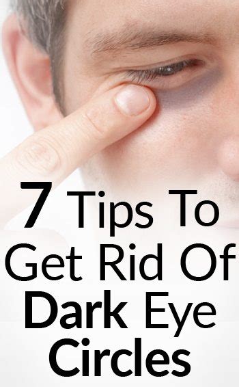 7 Tips To Get Rid Of Black Under Eye How To Eliminate Dark Circles
