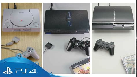 Playstation Consoles Through The Years Ps4 Youtube